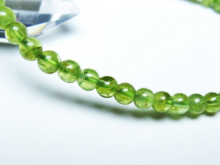 ペリドット ブレスレット 4mm [T283-10592] 3枚目