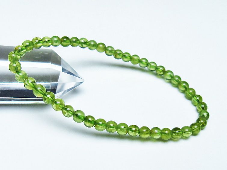 ペリドット ブレスレット 4mm [T283-10620] 1枚目