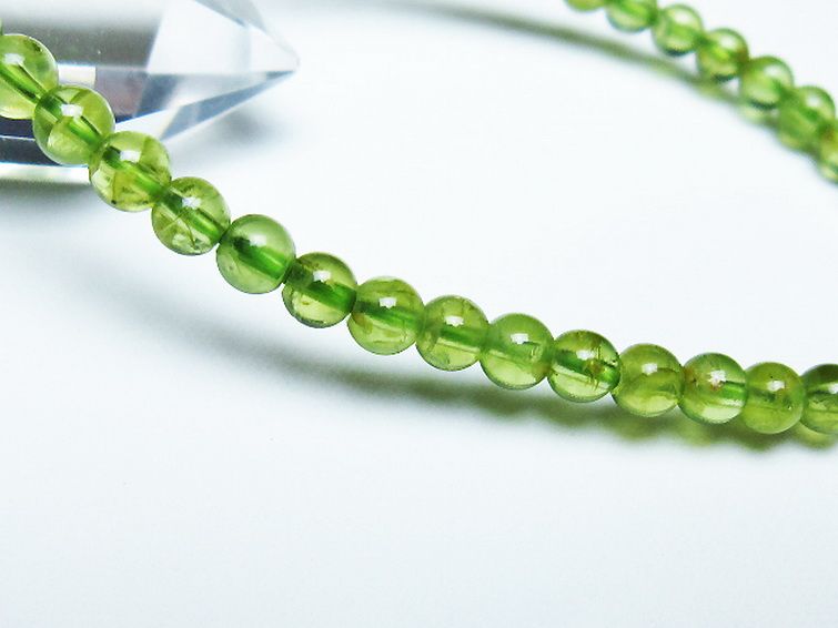 ペリドット ブレスレット 4mm [T283-10620] 3枚目