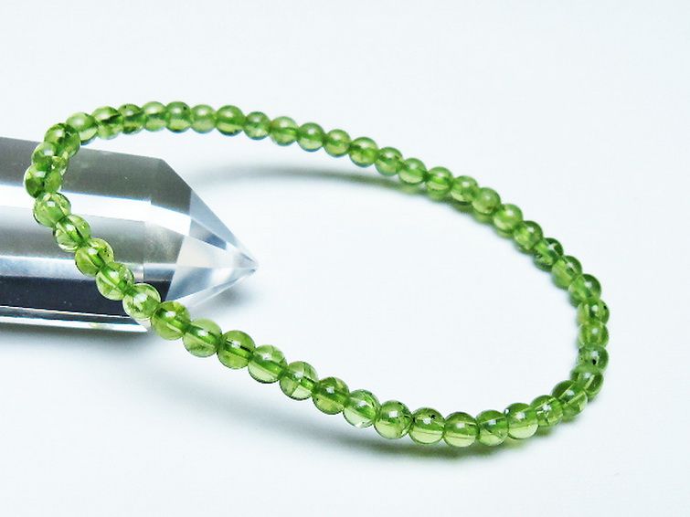 ペリドット ブレスレット 4mm [T283-10621] 1枚目