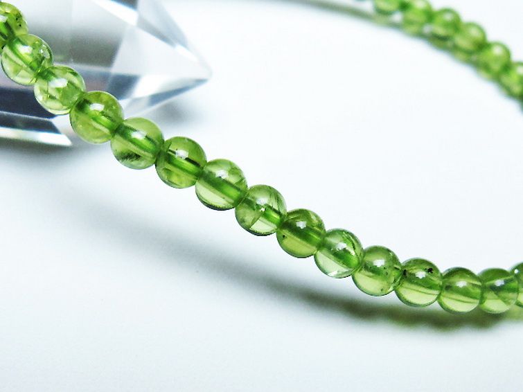 ペリドット ブレスレット 4mm [T283-10621] 3枚目