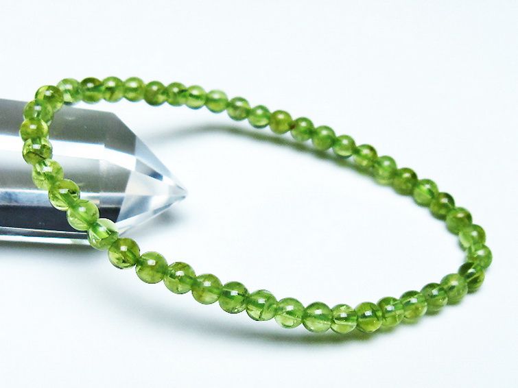 ペリドット ブレスレット 4mm [T283-10626] 1枚目
