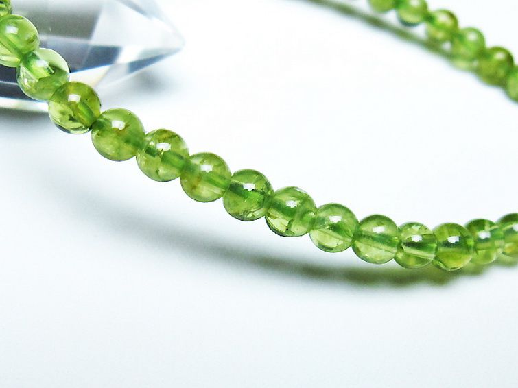 ペリドット ブレスレット 4mm [T283-10626] 3枚目