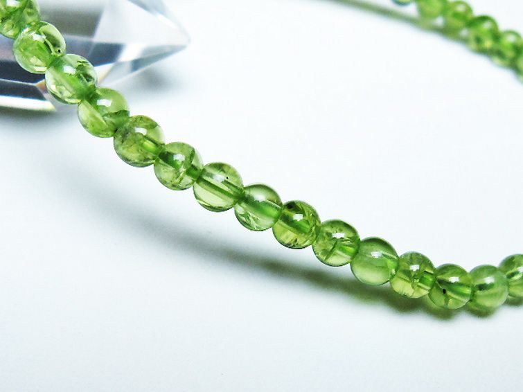 ペリドット ブレスレット 4mm [T283-10630] 3枚目