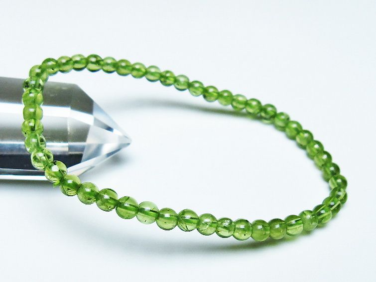 ペリドット ブレスレット 4mm [T283-10643] 1枚目