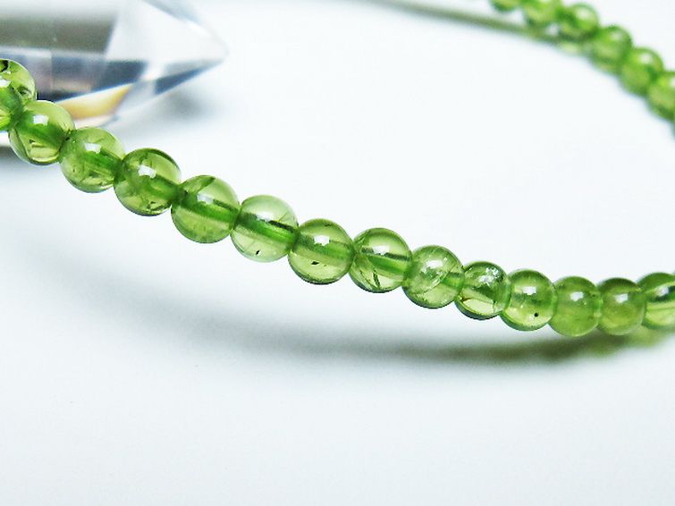 ペリドット ブレスレット 4mm [T283-10643] 3枚目
