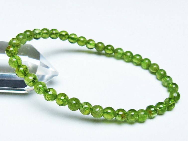 ペリドット ブレスレット 5mm [T283-10647] 1枚目