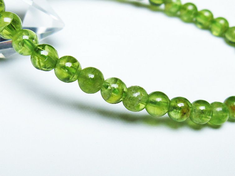 ペリドット ブレスレット 5mm [T283-10647] 3枚目