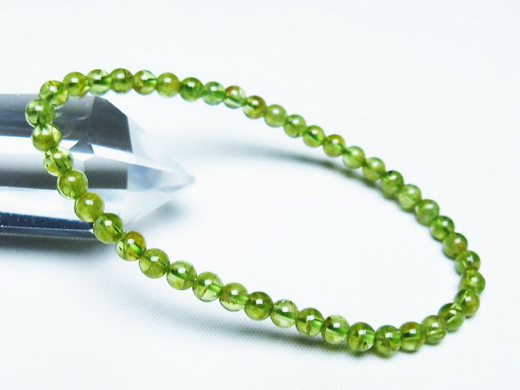 ペリドット ブレスレット 4mm [T283-10816] 1枚目
