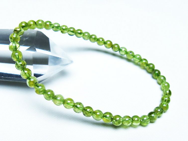 ペリドット ブレスレット 4mm [T283-10822] 1枚目