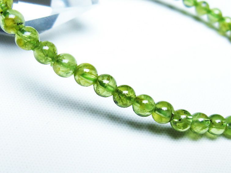 ペリドット ブレスレット 4mm [T283-10822] 3枚目