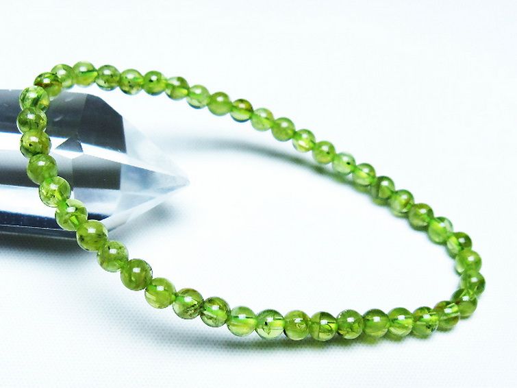 ペリドット ブレスレット 4mm [T283-10825] 1枚目