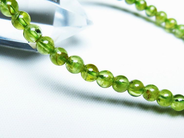 ペリドット ブレスレット 4mm [T283-10829] 3枚目