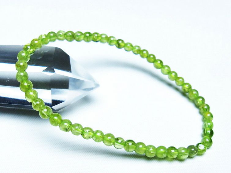 ペリドット ブレスレット 4mm [T283-10835] 1枚目