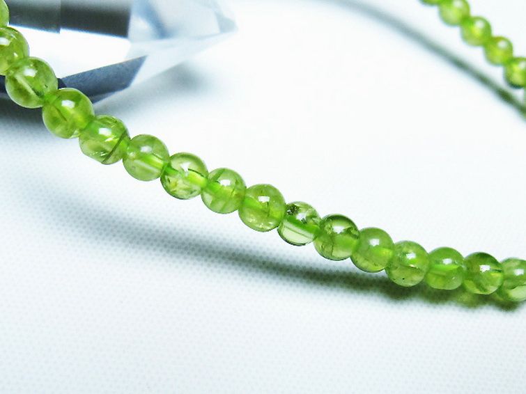 ペリドット ブレスレット 4mm [T283-10835] 3枚目