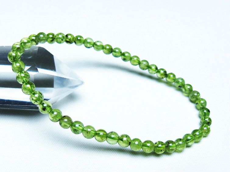 ペリドット ブレスレット 4mm [T283-10836] 1枚目