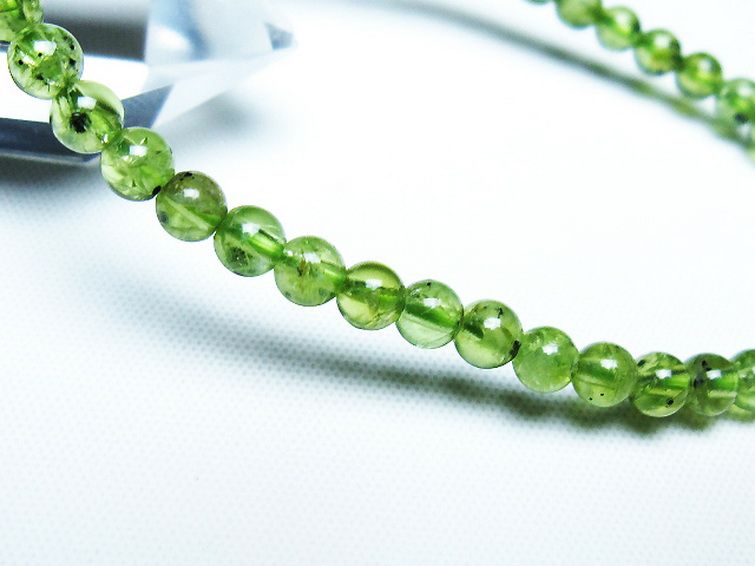 ペリドット ブレスレット 4mm [T283-10836] 3枚目