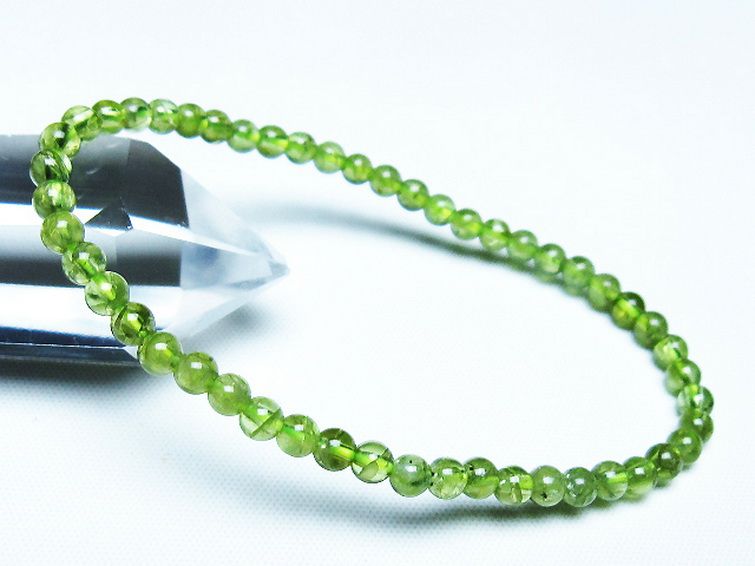 ペリドット ブレスレット 4mm [t283-10842] 1枚目