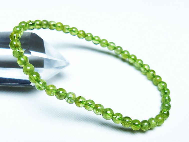 ペリドット ブレスレット 4mm [T283-10851] 1枚目