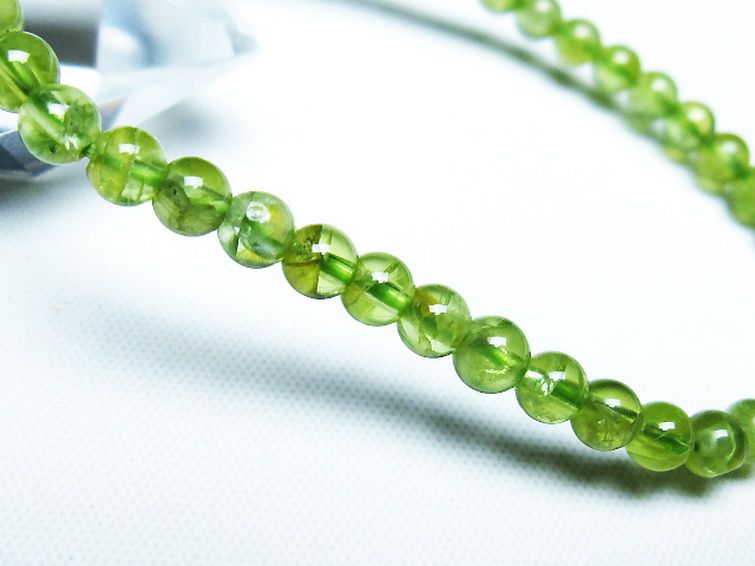 ペリドット ブレスレット 4mm [T283-10851] 3枚目