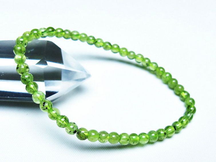 ペリドット ブレスレット 4mm [T283-10853] 1枚目