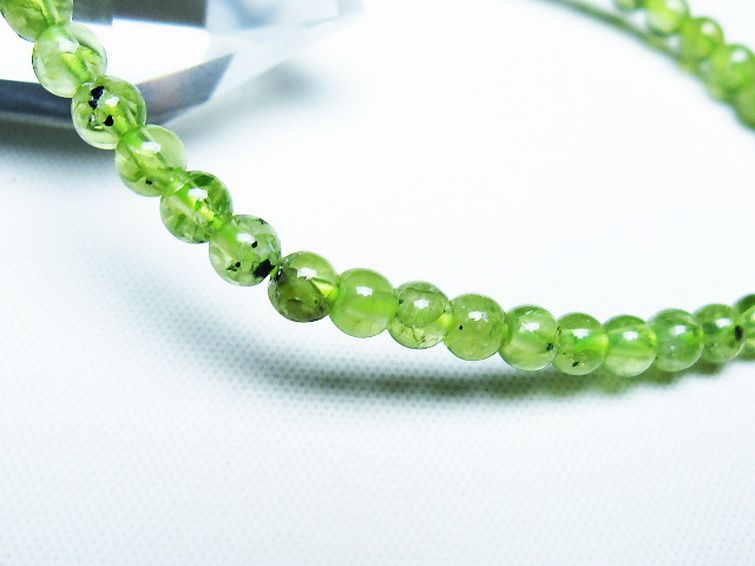 ペリドット ブレスレット 4mm [T283-10853] 3枚目