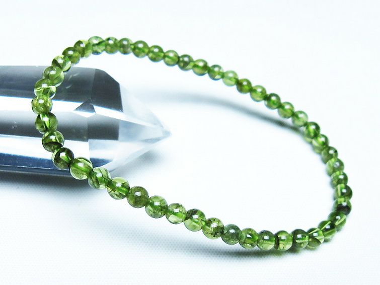 ペリドット ブレスレット 4mm [T283-10857] 1枚目