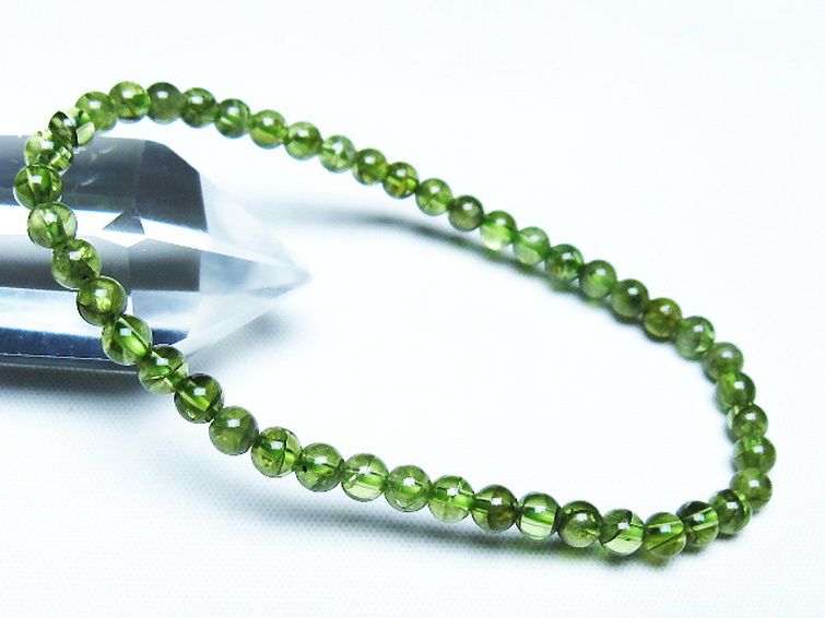 ペリドット ブレスレット 4mm [T283-10874] 1枚目