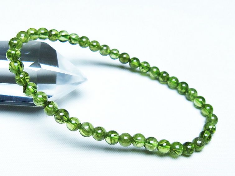 ペリドット ブレスレット 5mm [T283-10878] 1枚目