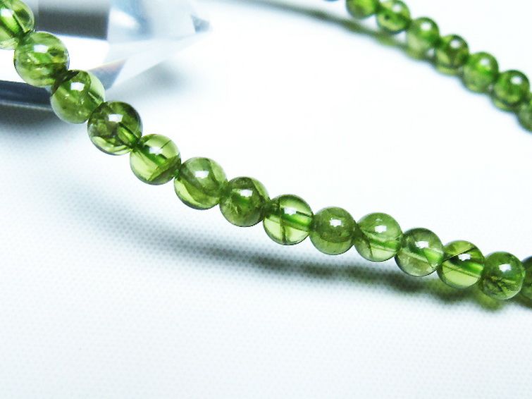 ペリドット ブレスレット 5mm [T283-10878] 3枚目