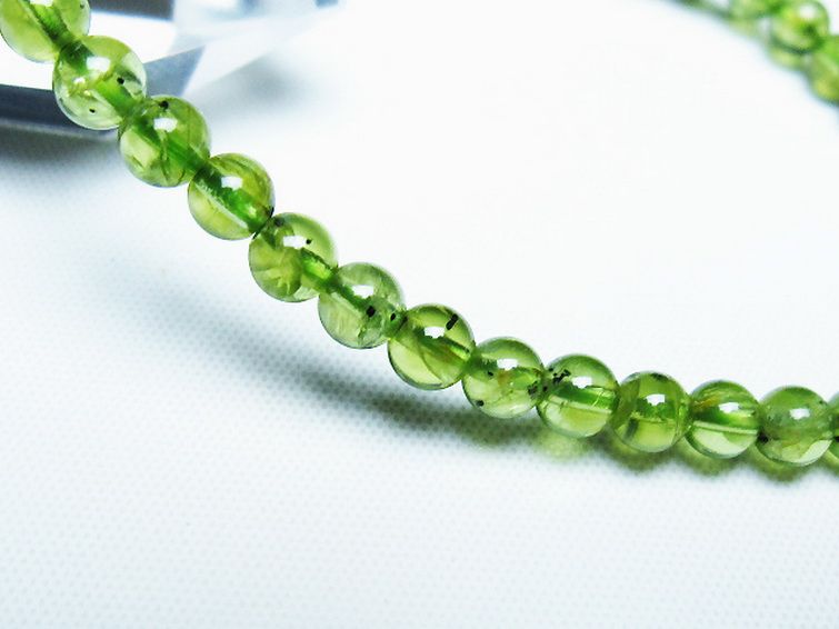 ペリドット ブレスレット 5mm [T283-10880] 3枚目