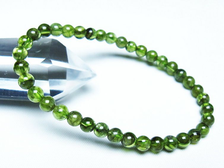 ペリドット ブレスレット 5mm [T283-10883] 1枚目