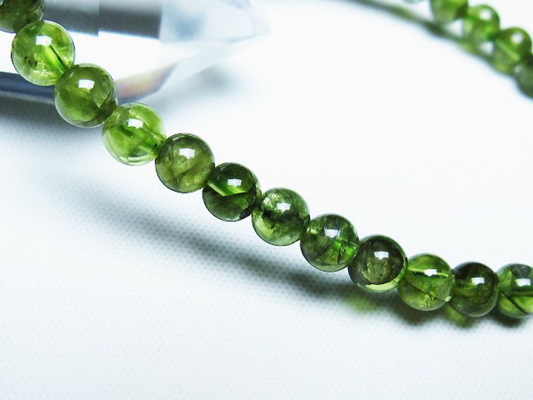 ペリドット ブレスレット 5mm [T283-10883] 3枚目