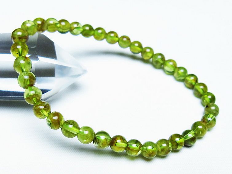 ペリドット ブレスレット 5mm [T283-10897] 1枚目