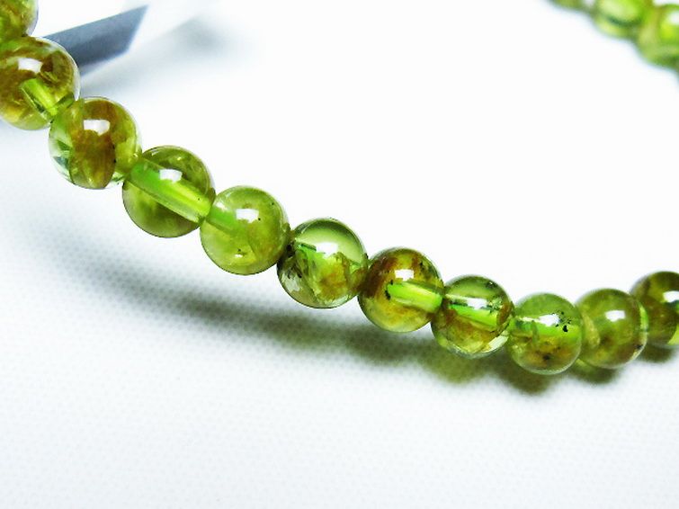 ペリドット ブレスレット 5mm [T283-10897] 3枚目