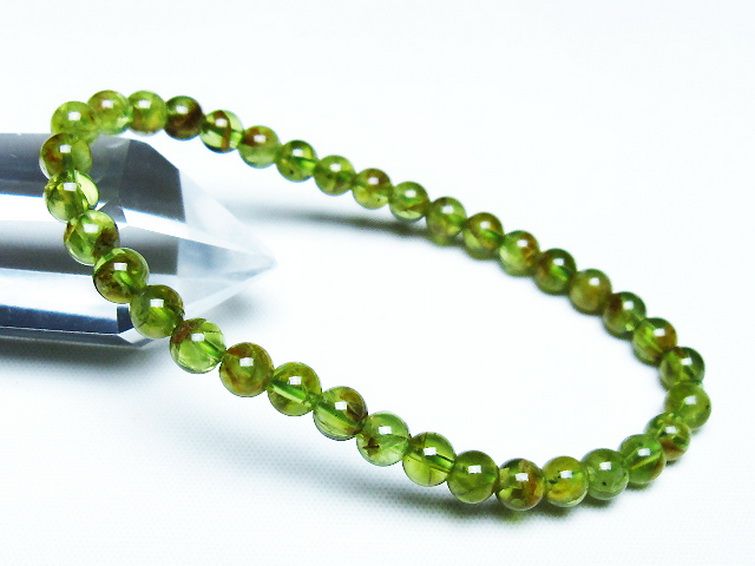ペリドット ブレスレット 5mm [T283-10900] 1枚目