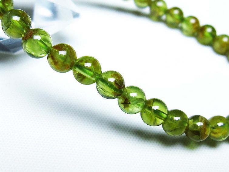 ペリドット ブレスレット 5mm [T283-10900] 3枚目