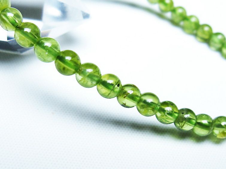 ペリドット ブレスレット 5mm [T283-10907] 3枚目