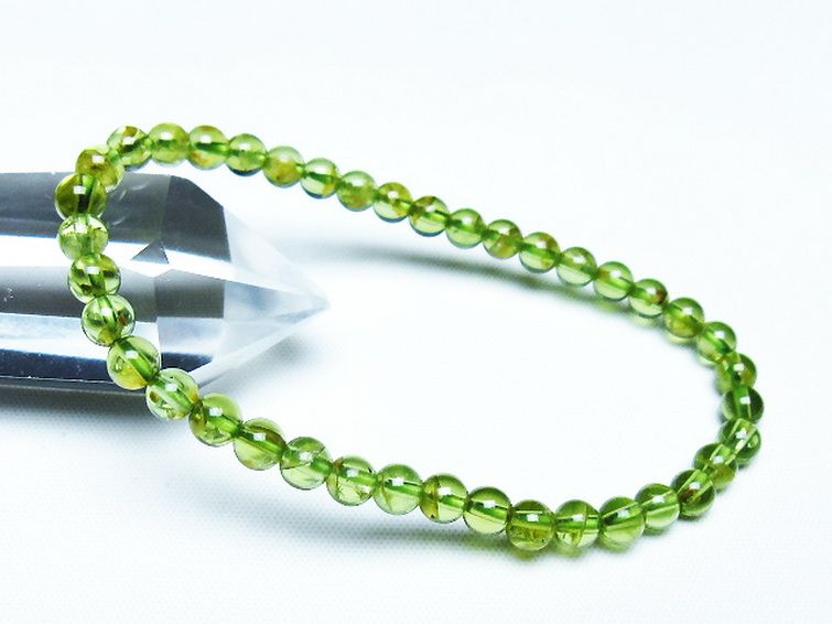ペリドット ブレスレット 5mm [T283-10917] 1枚目