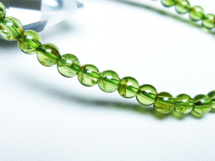 ペリドット ブレスレット 5mm [T283-10917] 3枚目