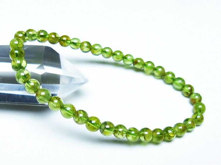 ペリドット ブレスレット 5mm [T283-10925] 1枚目
