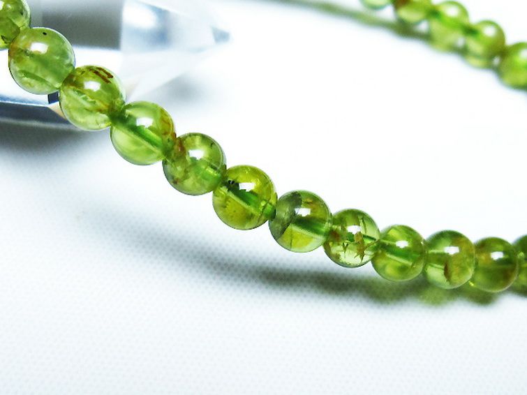 ペリドット ブレスレット 5mm [T283-10925] 3枚目