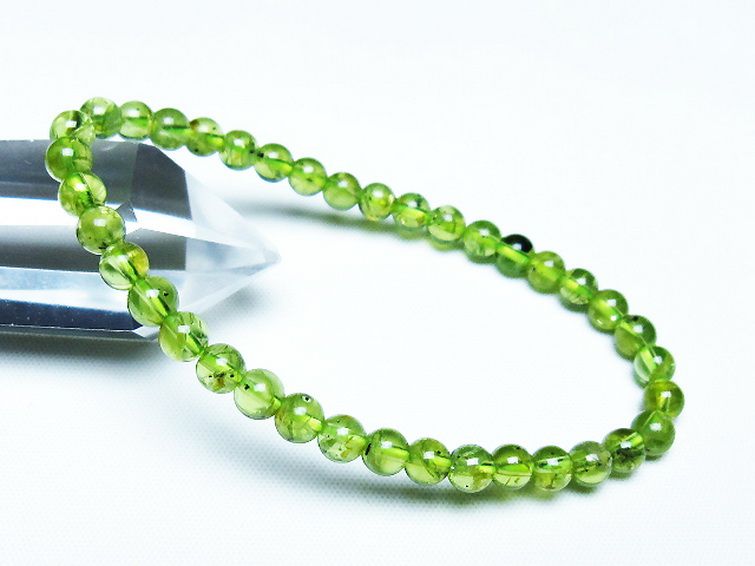 ペリドット ブレスレット 5mm [T283-10929] 1枚目