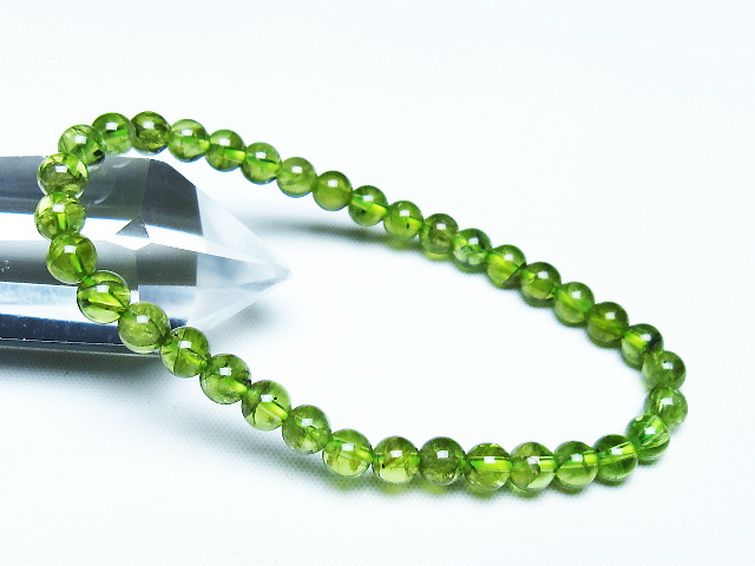 ペリドット ブレスレット 5mm [T283-10932] 1枚目