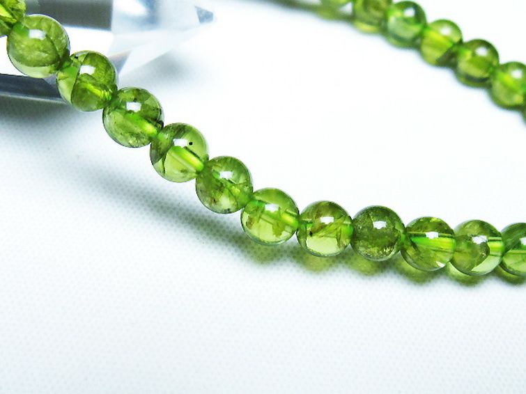 ペリドット ブレスレット 5mm [T283-10932] 3枚目