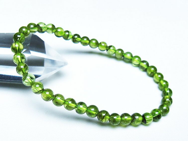 ペリドット ブレスレット 5mm [T283-10933] 1枚目