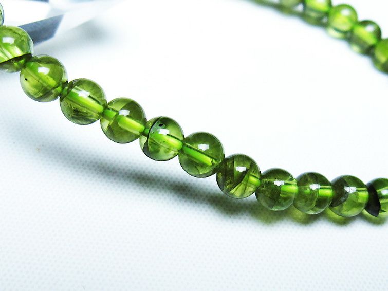 ペリドット ブレスレット 5mm [T283-10933] 3枚目