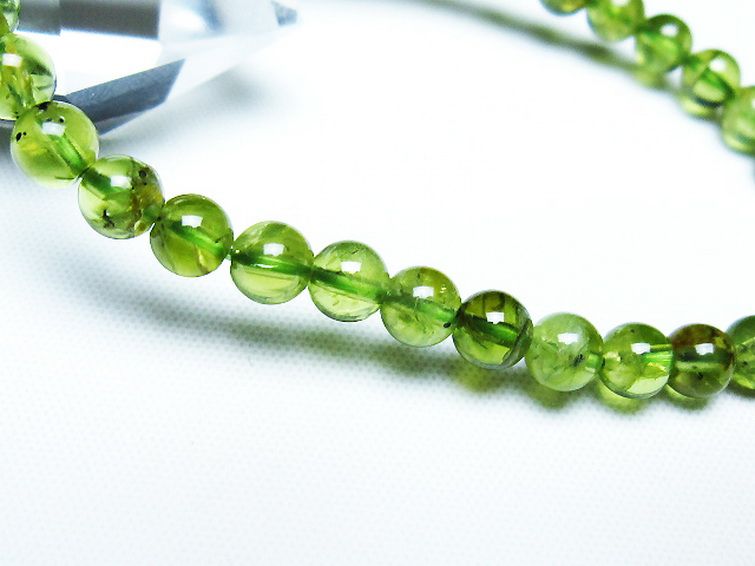 ペリドット ブレスレット 5mm [T283-10935] 3枚目