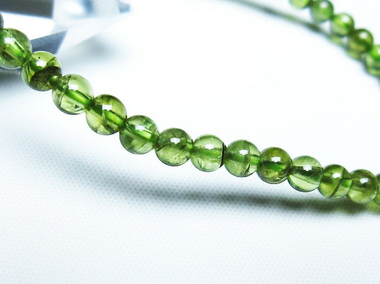 ペリドット ブレスレット 4mm [T283-10938] 3枚目