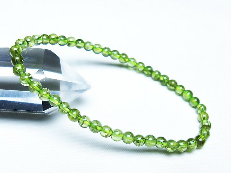 ペリドット ブレスレット 4mm [t283-10940]